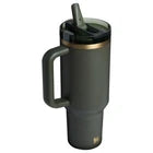 Stanley Quencher Insulated Travel Mug with Handle & Lid – Dark Green
