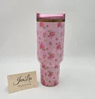 Stanley x LoveShackFancy Pink Floral Tumbler Gift Set