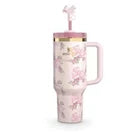 Stanley x LoveShackFancy Quencher 40 oz / 1.18L – Ribbon Rosa Pink Floral Gift Set