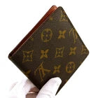 Product Title: Monogram Canvas Bifold Wallet – Brown