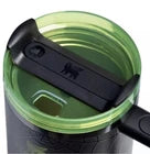 Stanley Black Spiderweb Insulated Tumbler with Handle & Straw