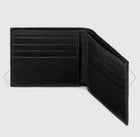 Black Embossed GG-Style Bifold Wallet