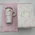 STANLEY x Love Shack Fancy Tumbler 20oz Rosa Beaux Pink White Rose READ