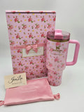 Stanley x LoveShackFancy Pink Floral Tumbler Gift Set
