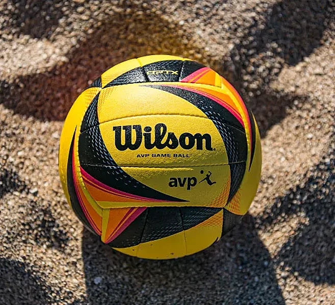 Wilson AVP Game Ball Volleyball – Yellow & Black Beach Volleyball