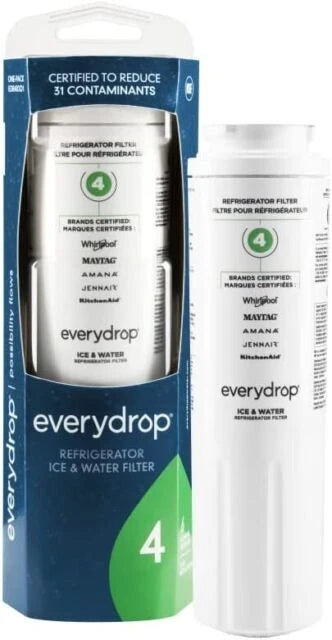 Everydrop Refrigerator Water Filter 4 – Ice & Water Filter – Reduces 31 Contaminants