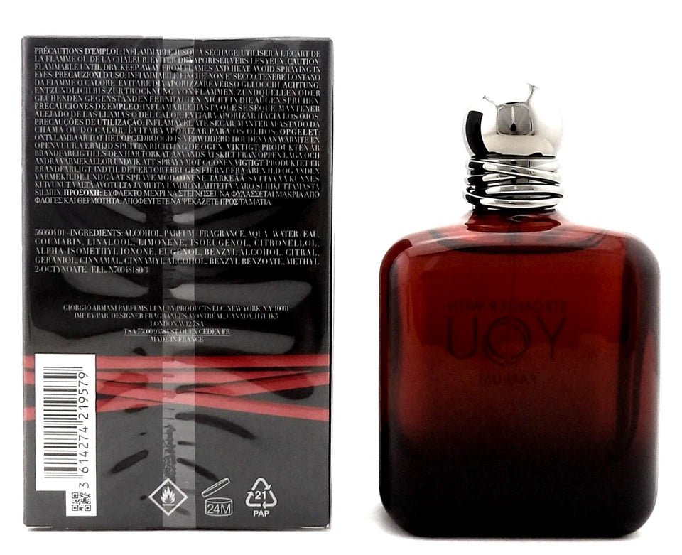 Emporio Armani Stronger With You Parfum for Men 100ml / 3.3 fl oz