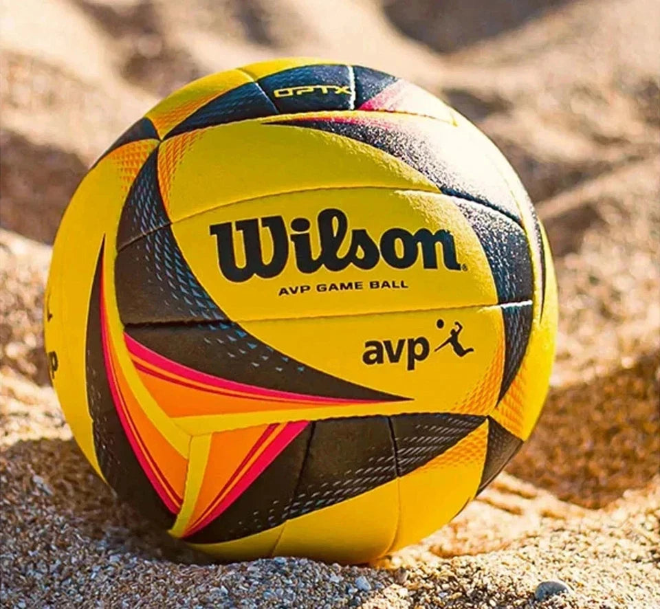 Wilson AVP Beach Volleyball – Yellow, Black & Red