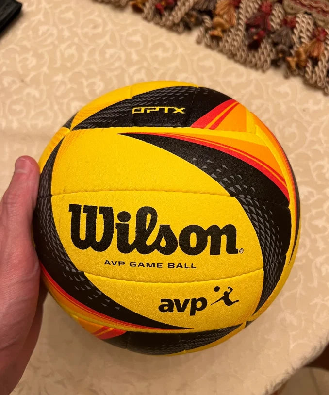 Wilson AVP Game Ball Volleyball – Yellow & Black Beach Volleyball
