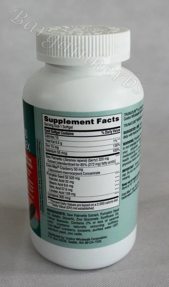 trunature Prostate Plus Health Complex – 250 Softgels